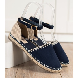 Goodin Navy Espadrilles mokka beige tummansininen sininen 1