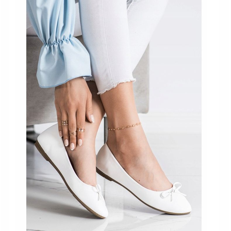 Diamantique Klassiset ballerinat valkoinen 2