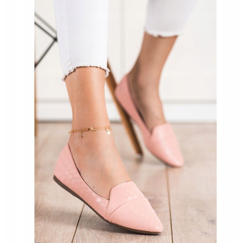 Seastar Muodikkaat ballerinat, joissa on Eco -nahkaa vaaleanpunainen 1