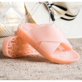 SHELOVET Muodikkaat kumitossut vaaleanpunainen 1