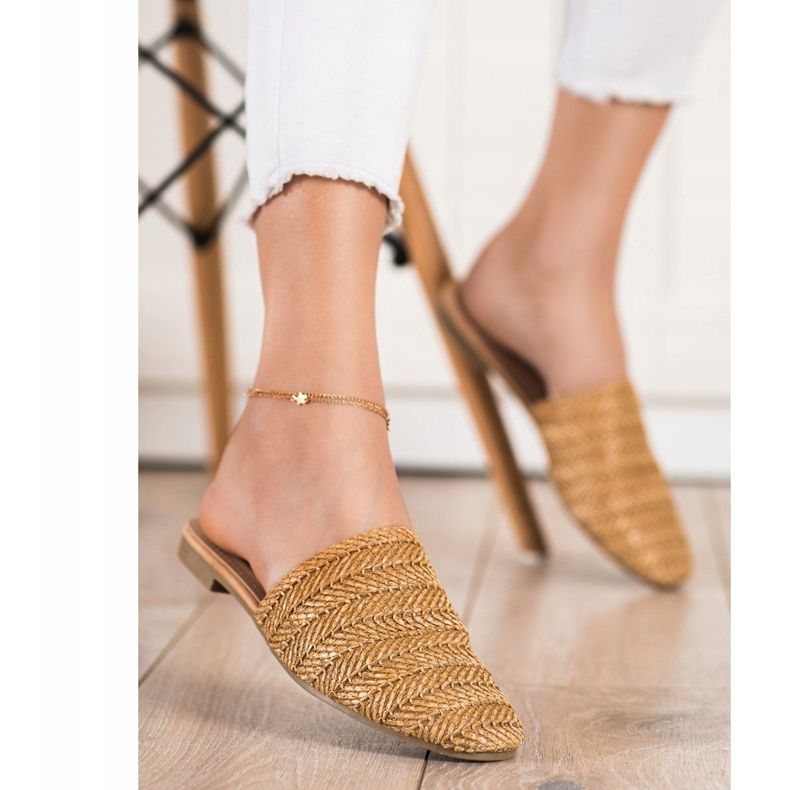 SHELOVET Olki -tossut ruskea 2