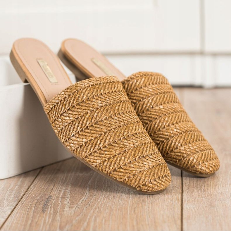 SHELOVET Olki -tossut ruskea 1