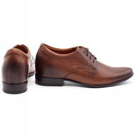 Olivier Miesten muodolliset kengät P11 lisäävät katettua kiilaa ruskea 2