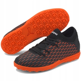 Puma Future 6.4 Tt Jr 106209 01 jalkapallokengät sininen, musta, oranssi musta 2