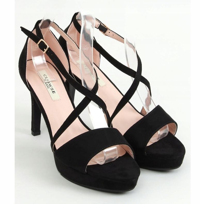 Musta 9R31 Musta platform -sandaalit 1