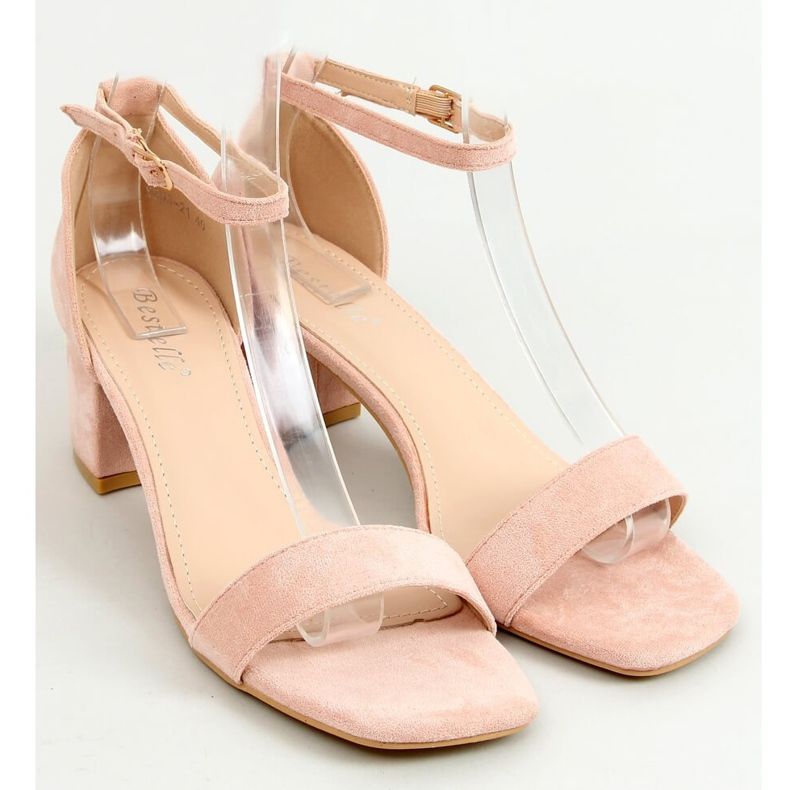 Matalakorkoiset sandaalit vaaleanpunainen X503-21SA-2 Vaaleanpunainen 1