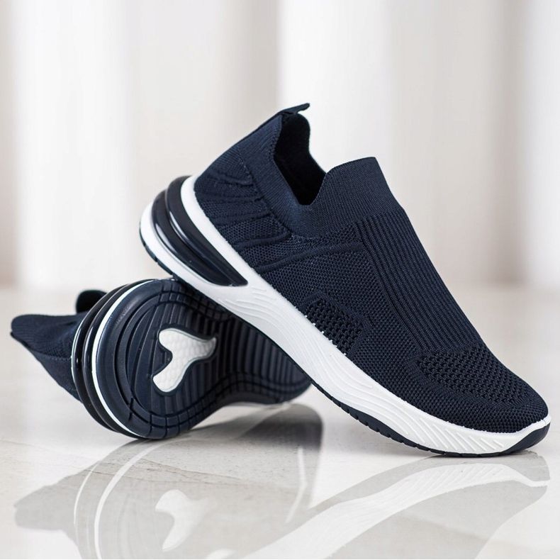 SHELOVET Avoimet Slip-on lenkkarit tummansininen sininen 1