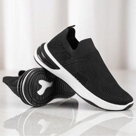 SHELOVET Avoimet Slip-on lenkkarit musta 1