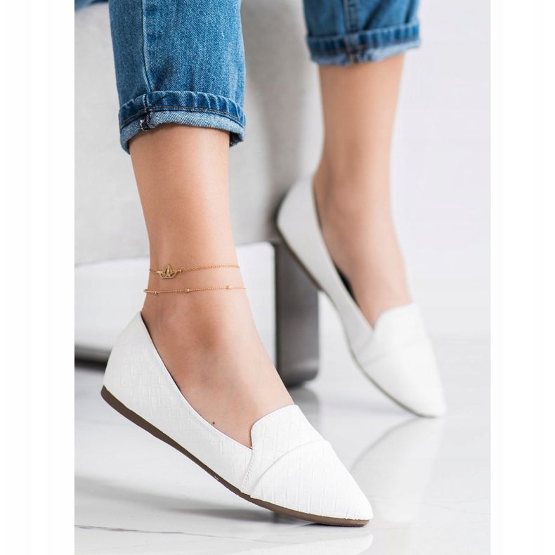 Seastar Muodikkaat ballerinat, joissa on Eco -nahkaa valkoinen 1