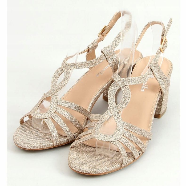 Kultaiset korkokengät A3083 Gold kultainen 1