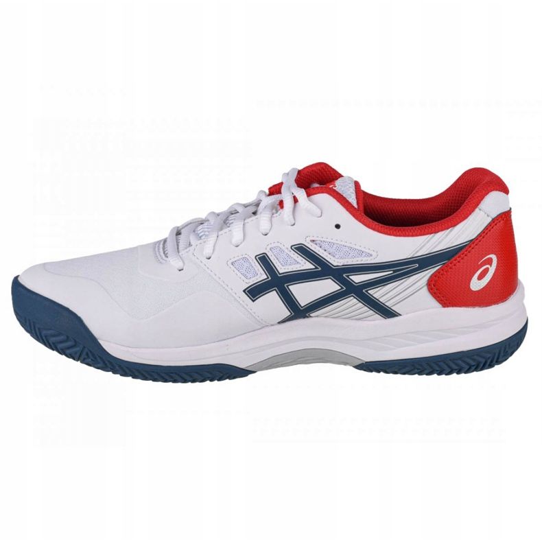 Asics Gel-Game 8 Clay / OC M 1041A193-102 valkoinen punainen sininen 1