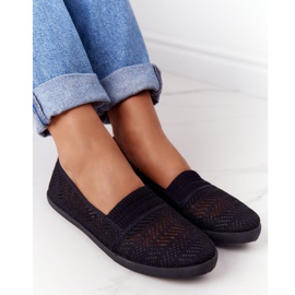 Openwork Slip-On Black Chillout Tennarit musta 1
