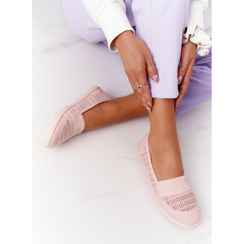 Openwork Slip-On Pink Chillout Tennarit vaaleanpunainen 1
