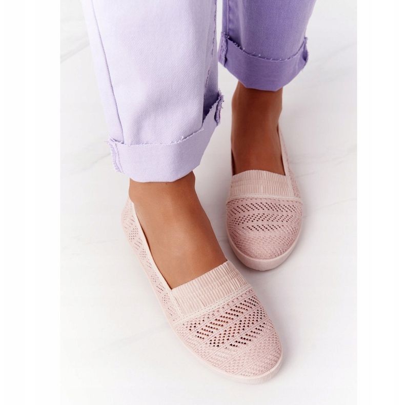 Openwork Slip-On Pink Chillout Tennarit vaaleanpunainen 2