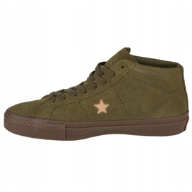 Converse One Star Pro Suede Mid M 157869C kengät vihreä 1