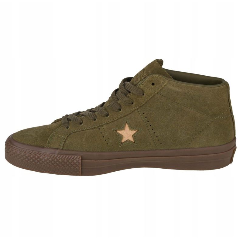 Converse One Star Pro Suede Mid M 157869C kengät vihreä 1