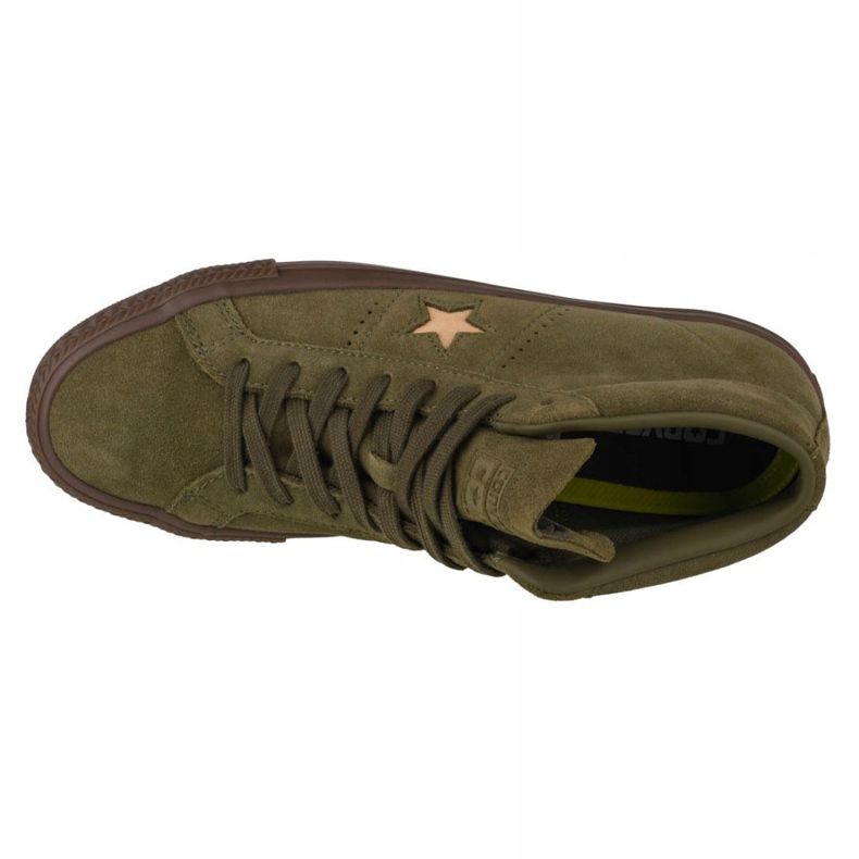 Converse One Star Pro Suede Mid M 157869C kengät vihreä 2
