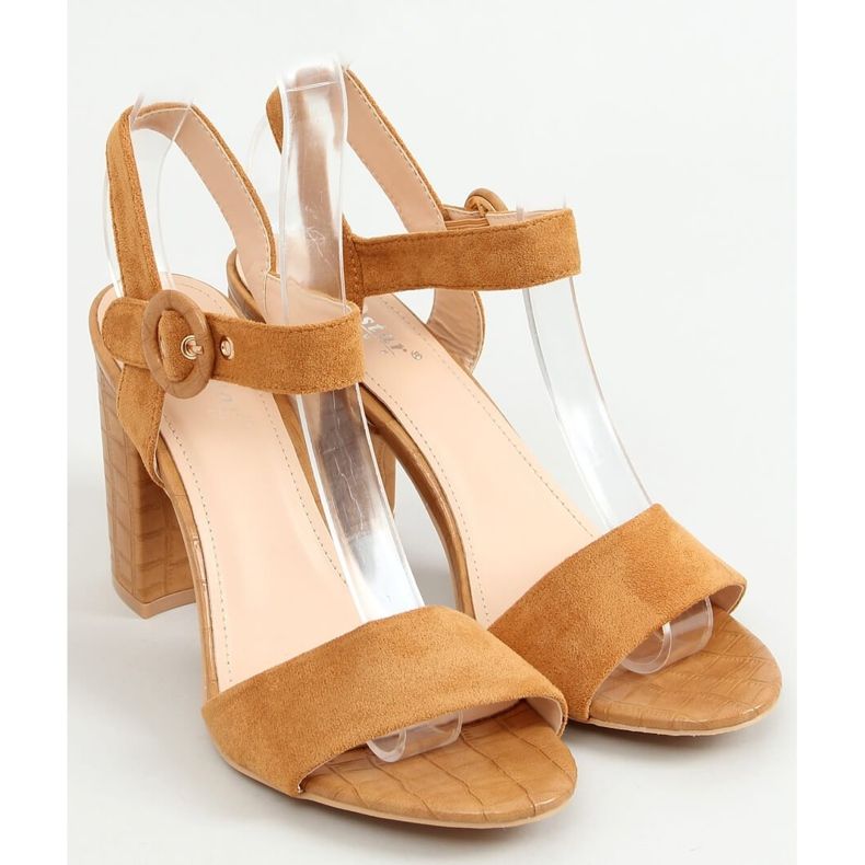 Kameli korkokengät sandaalit SL1008P kameli ruskea monivärinen 1