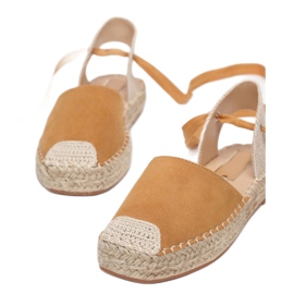 Naisten Espadrille-sandaalit 2331-68-kameli beige 1