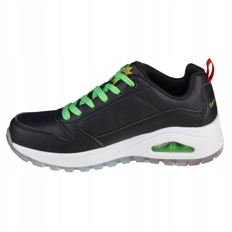 Skechers Uno Rugged-You're A Mean One W 155326-BKMT musta vihreä keltainen 1