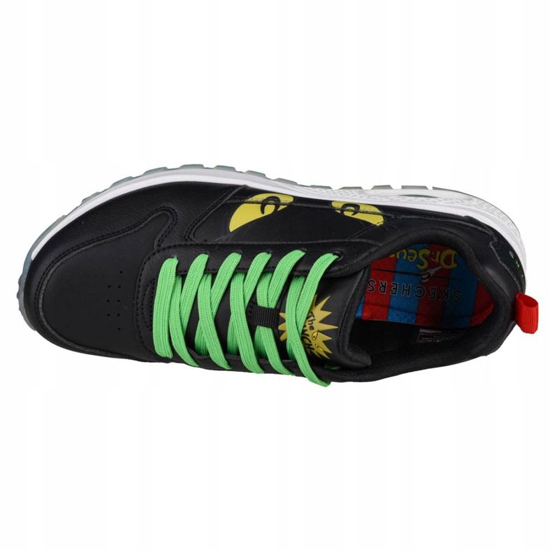 Skechers Uno Rugged-You're A Mean One W 155326-BKMT musta vihreä keltainen 2