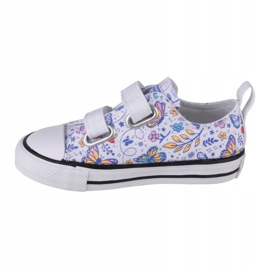 Converse Chuck Taylor All Star 2V Ox Jr 770655C valkoinen tummansininen 1