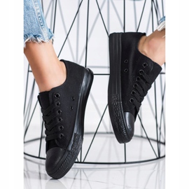 SHELOVET Urheilulliset mustat lenkkarit 1