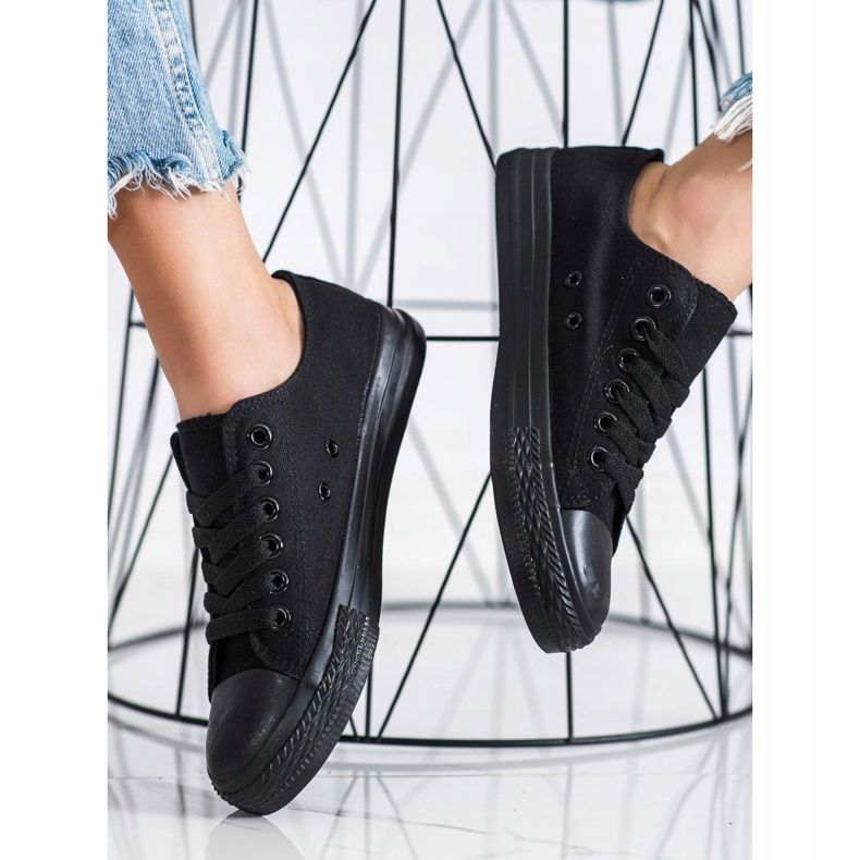 SHELOVET Urheilulliset mustat lenkkarit 1