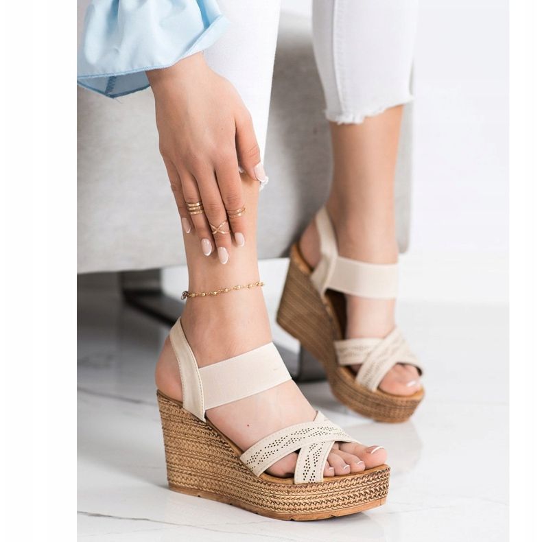 Sea Elves Slip-on kevyet sandaalit beige 1