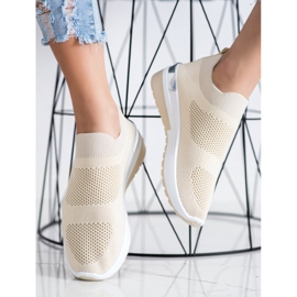 SHELOVET Slip On Tennarit beige 2