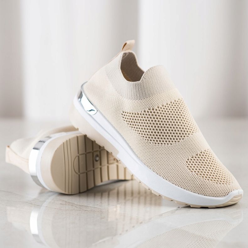 SHELOVET Slip On Tennarit beige 1