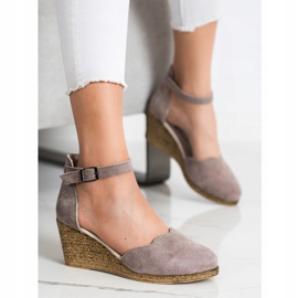 Filippo Nahka Wedge Sandaalit ruskea 1