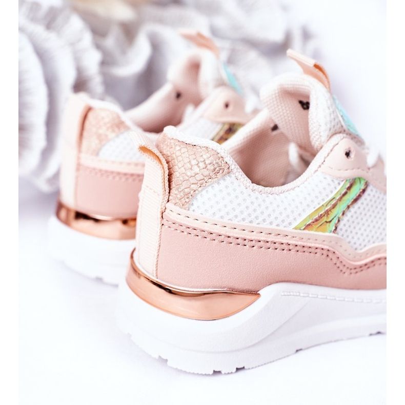 Lasten urheilukengät Tennarit Pink Game Time vaaleanpunainen 1