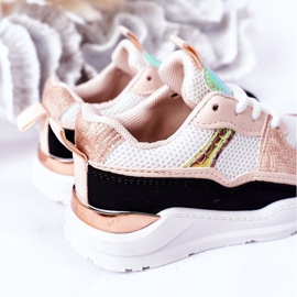 Lasten urheilukengät Lenkkarit Musta-Vaaleanpunainen Game Time valkoinen 1