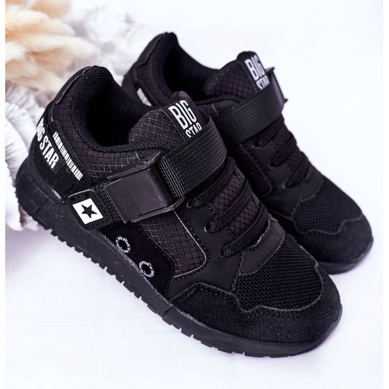 Lasten urheilukengät Memory Foam Big Star HH374164 Musta 2