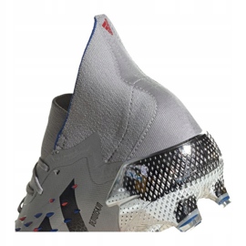Adidas Predator Freak.1 Fg M FY1050 jalkapallokengät harmaa hopea 5