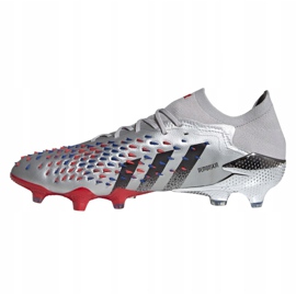 Adidas Predator Freak.1 Low Fg M FY1051 jalkapallokengät harmaa hopea 1