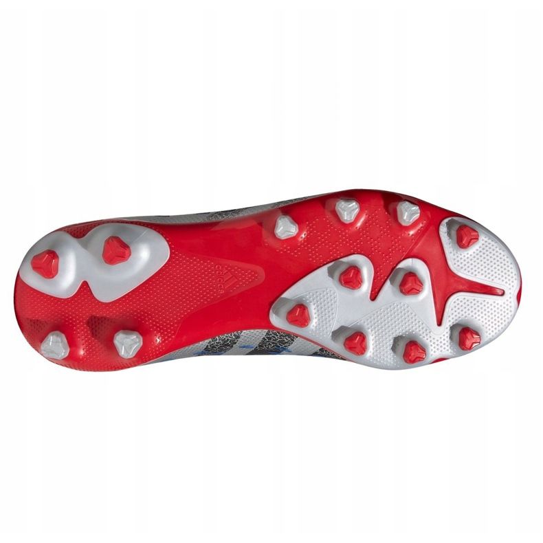 Adidas Predator Freak.3 Mg Jr FY7625 jalkapallokengät harmaa hopea 2