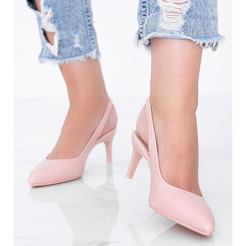 Vaaleanpunaiset pumput Elen nastassa vaaleanpunainen 1