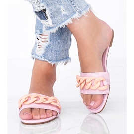 Vaaleanpunaiset tossut Colorado -ketjulla vaaleanpunainen 1