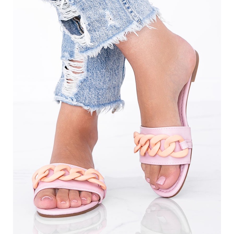 Vaaleanpunaiset tossut Colorado -ketjulla vaaleanpunainen 1