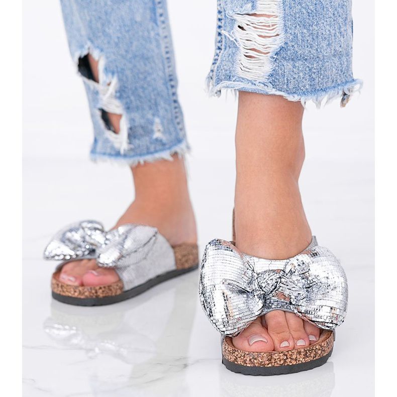 BM Hopeiset tossut Norris -jousella hopea 1