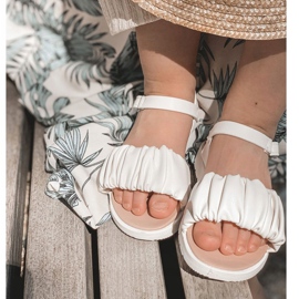 FR1 Lasten sandaalit tarranauhalla valkoinen Aimy 4