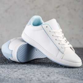 SHELOVET Matalavartiset tennarit Eco-nahkaa valkoinen 1