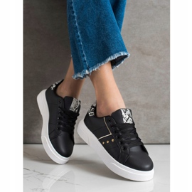 SHELOVET Eco -nahka lenkkarit musta 2