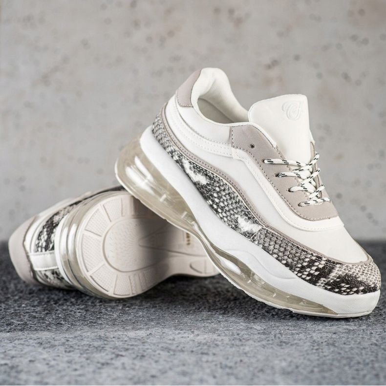 SHELOVET Lenkkarit läpinäkyvällä alustalla valkoinen monivärinen 1