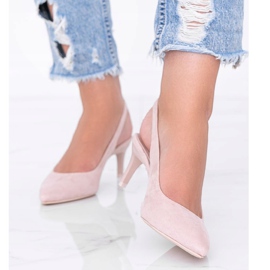 Beige pumput Tari -kantapäässä 1