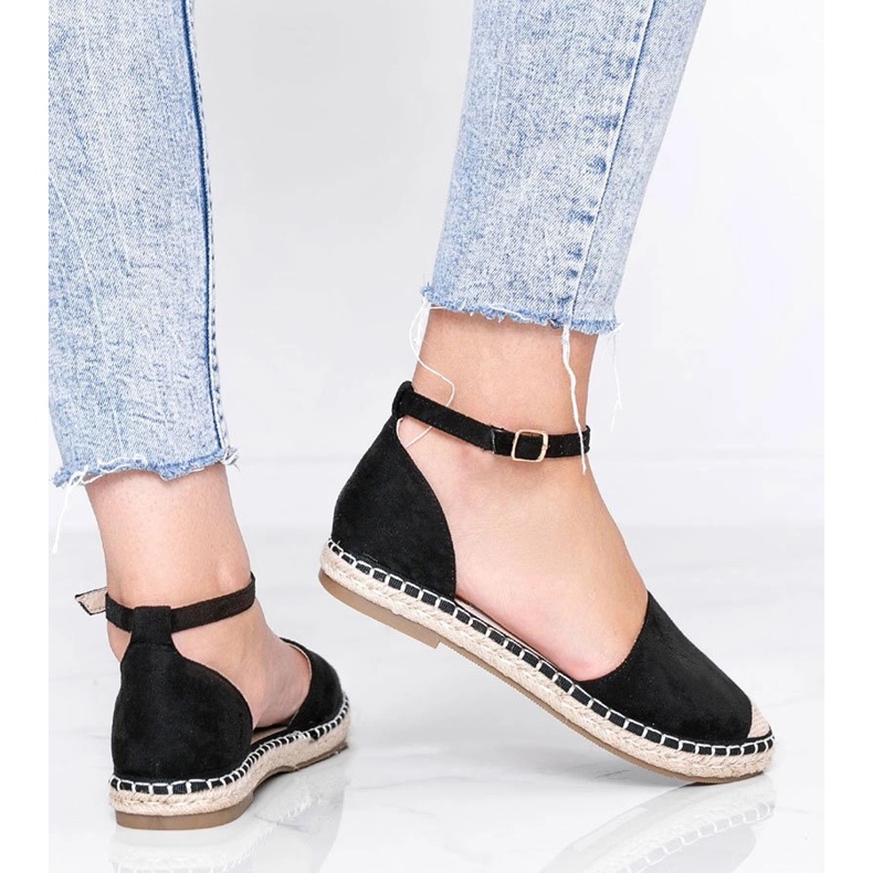 Chloe Starin mustat espadrilliset sandaalit 1
