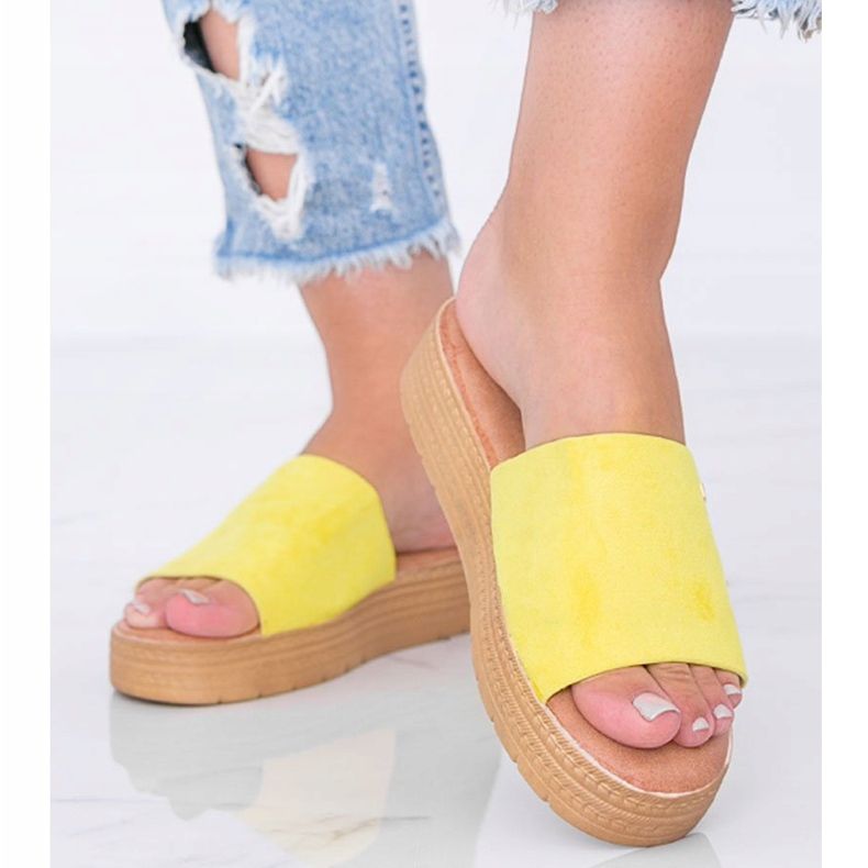 Keltaiset tossut Dr. Martin keltainen 1