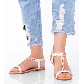 Beige naisten sandaalit Emmieltä 1